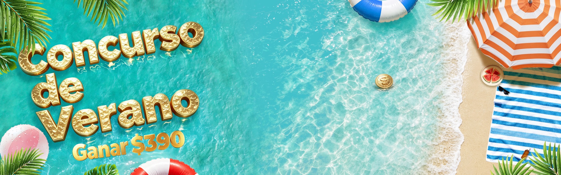 Gran Sorteo de Verano · Gana $390